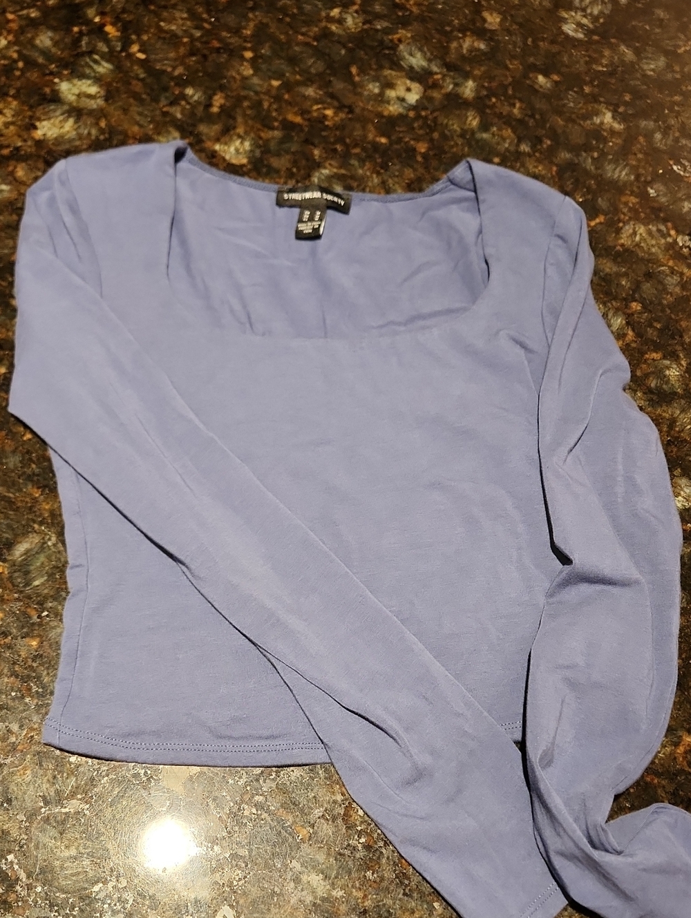 Streetwear Society Long Sleeve Square Neck Top